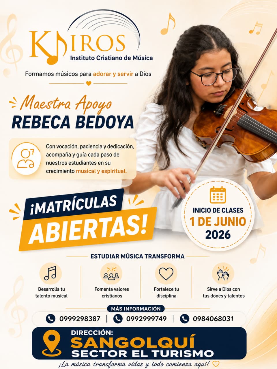 Maestra de Apoyo — Rebeca Bedoya