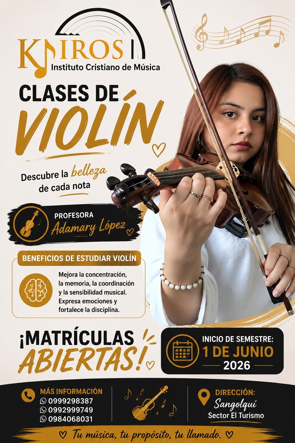 Profesora de Violín — Adamary López