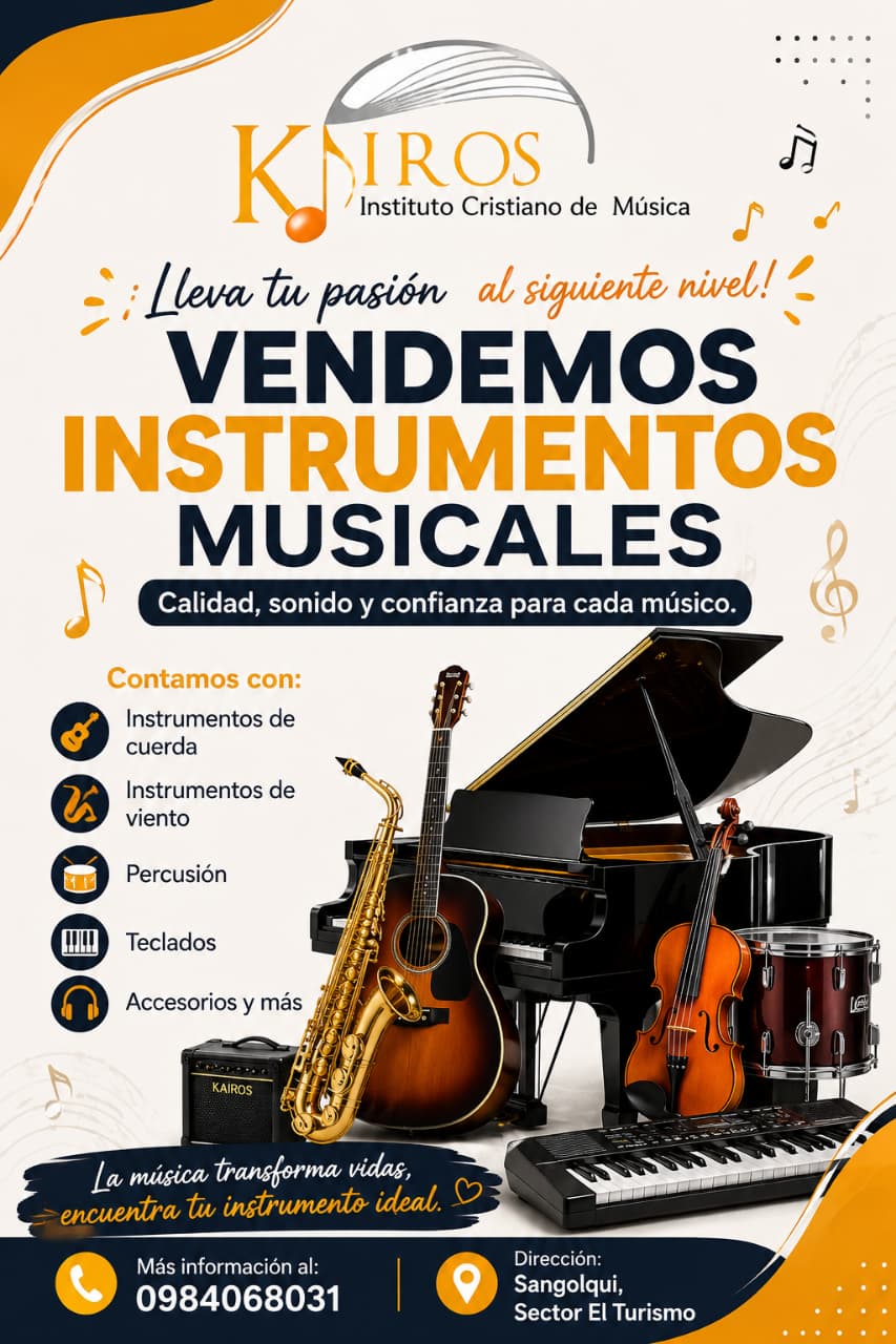 Venta de instrumentos musicales
